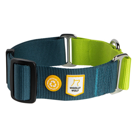 Wolly Wolf Color Block Martingale Ogrlica - Deep Teal