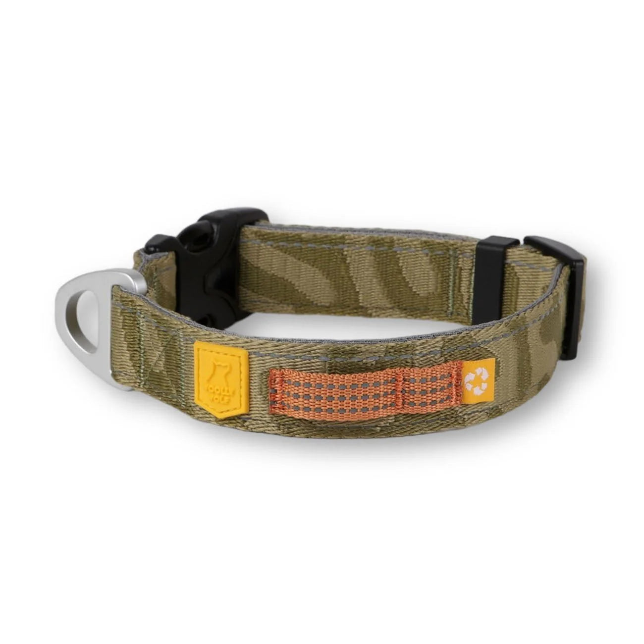 Woolly Wolf Roam Collar - Green Ripple