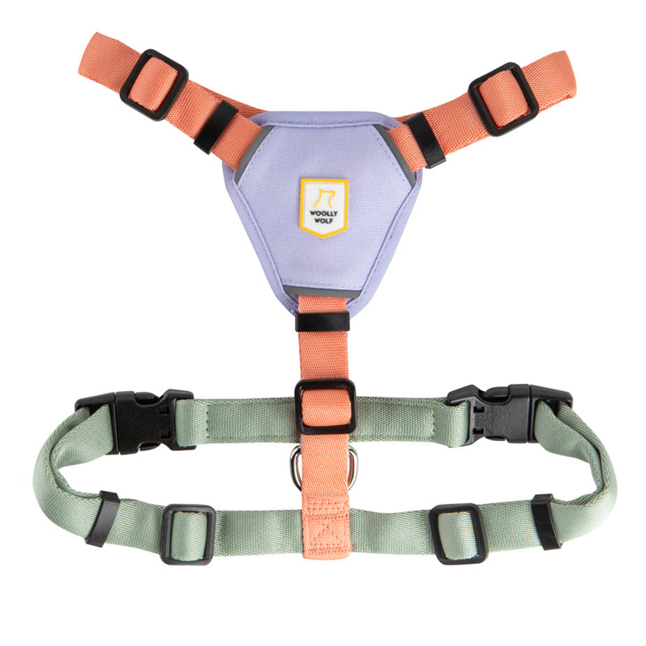 Woolly Wolf Color Block Harness - Pink