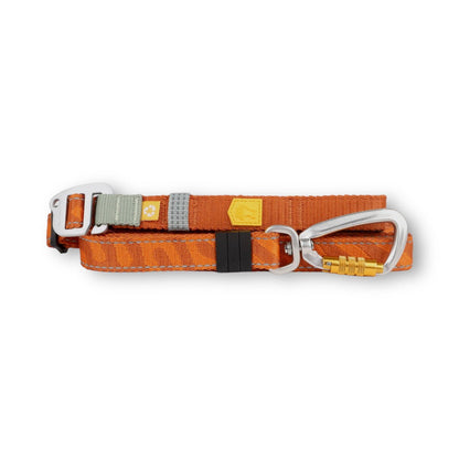 Woolly Wolf Roam Hands-free Leash - Terracotta Ripple