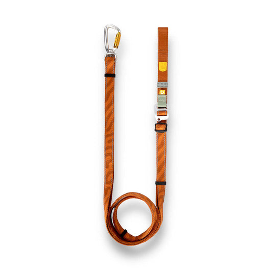 Woolly Wolf Roam Hands-free Leash - Terracotta Ripple