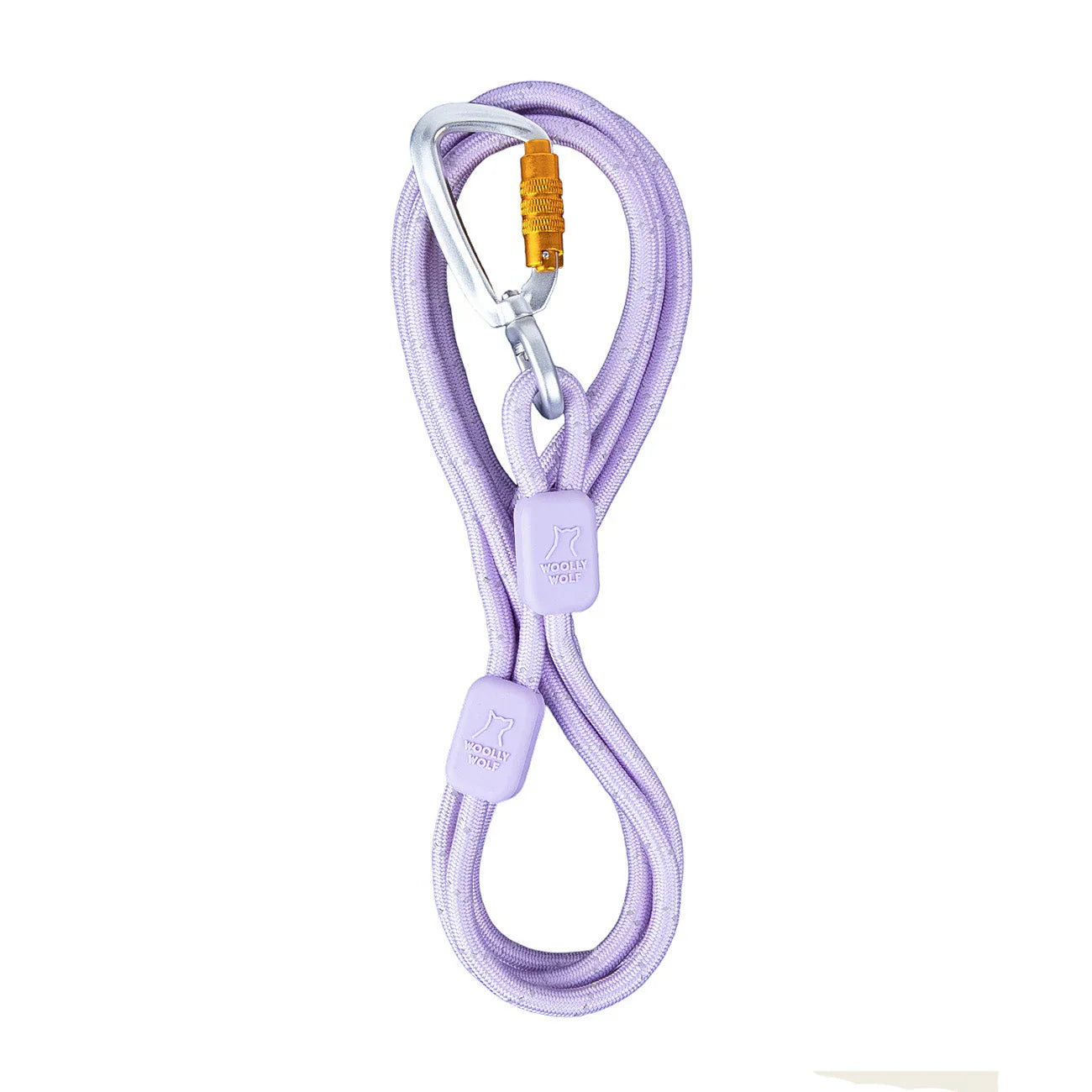 Woolly Wolf Rope Thin Elastic Leash - Lavanda